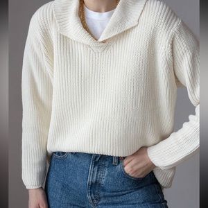 Vintage collared sweater